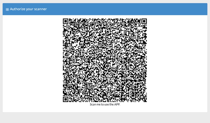 authorize-scanner - AsseTrack FAMS authorize-scanner